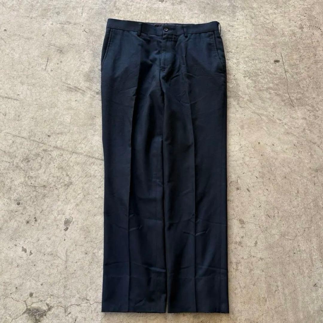 2016s コムデギャルソンオム ダークネイビーストレートスラックス