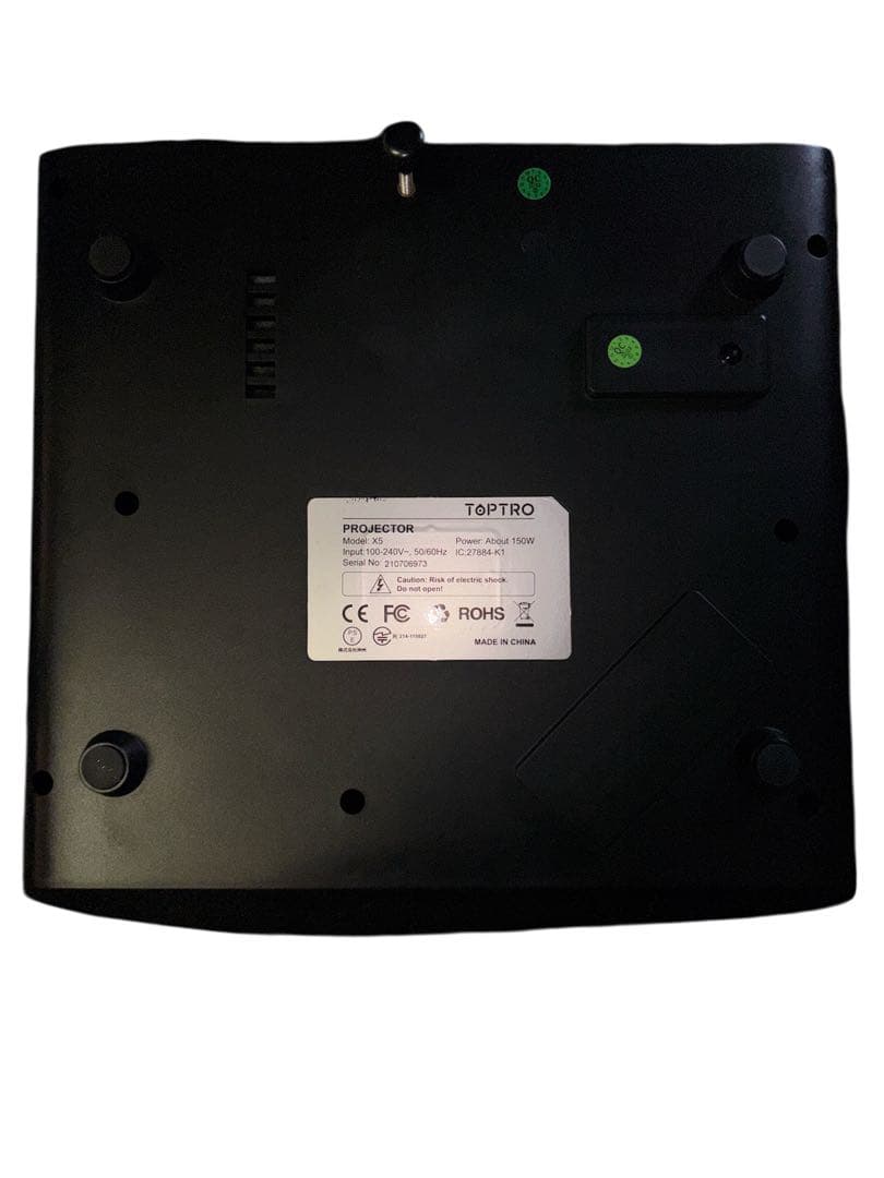 TOPTRO X5 プロジェクター 4K対応 WiFi Bluetooth 美品