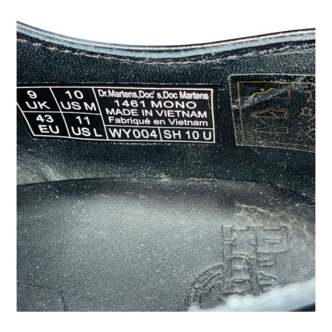 ドクターマーチン 3ホールシューズ 28.0 レザー 黒 ブラック メンズ