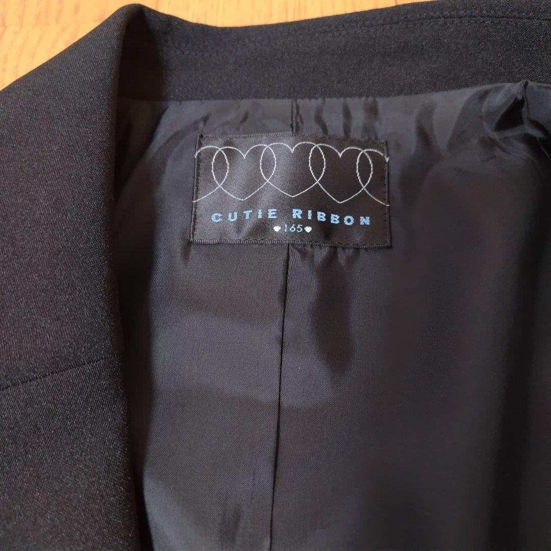 165 卒業式 CUTIERIBBON 女の子 フォーマルスーツ 卒服 セット