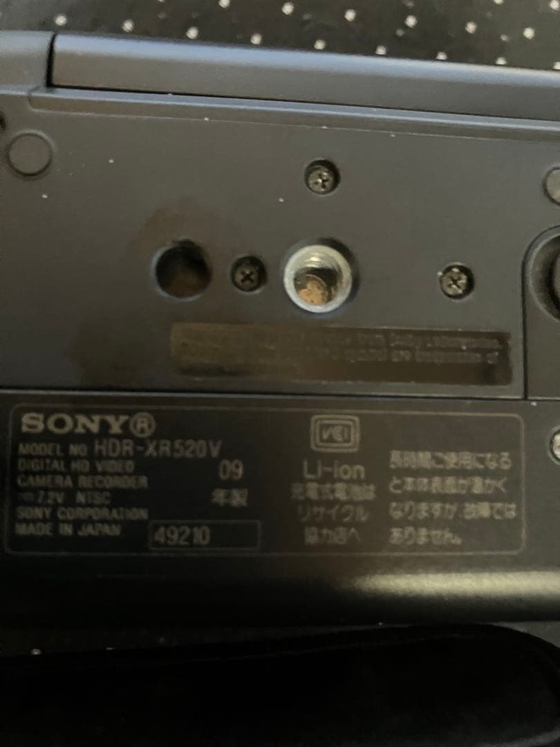 SONY ハンディカム HD 12倍ズーム GPS