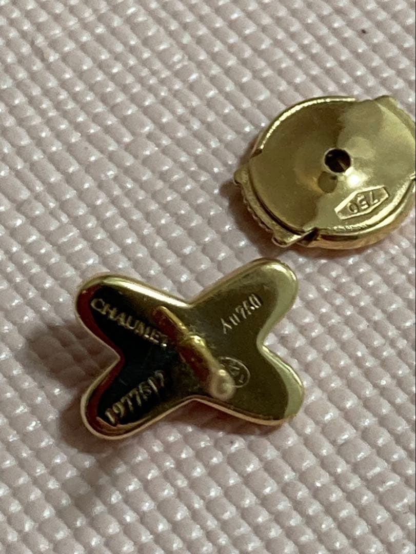 最終値下げショーメ　リアン　カーネリアン ピアス