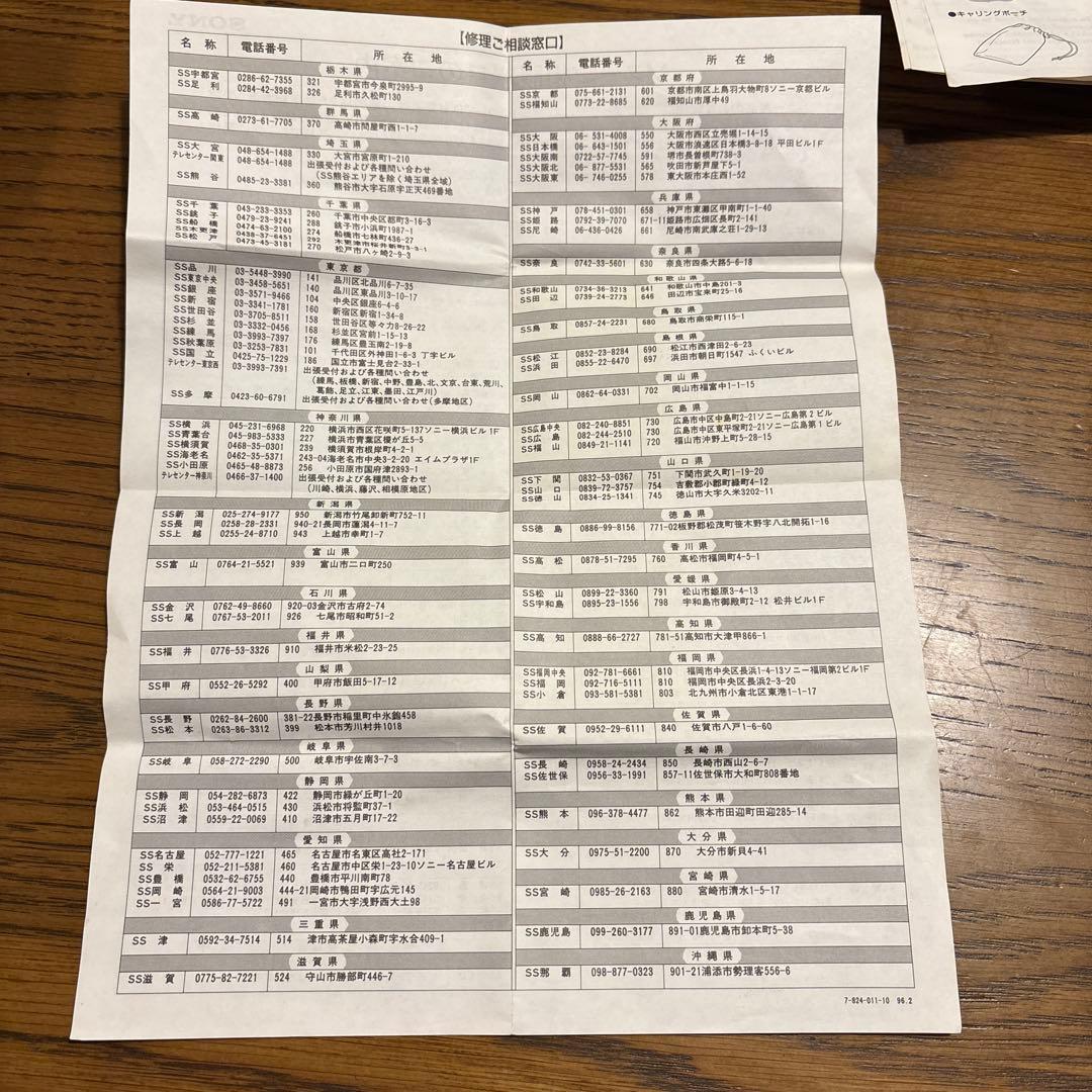 【（希少）箱・説明書付き】SONY ウォークマン　WM-FX822