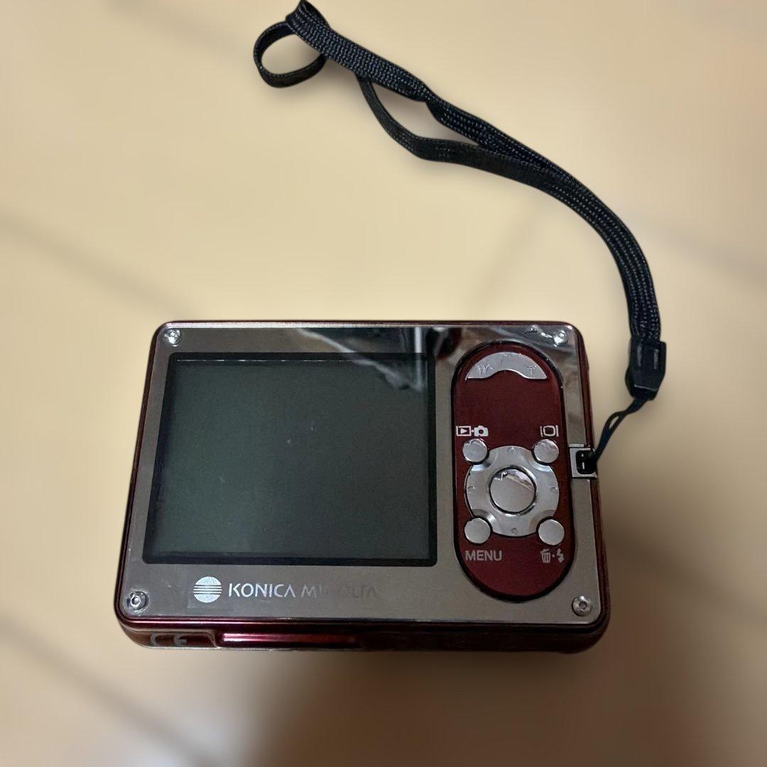 KONICA MINOLTA デジタルカメラ DiMAGE X1 ワインレッド