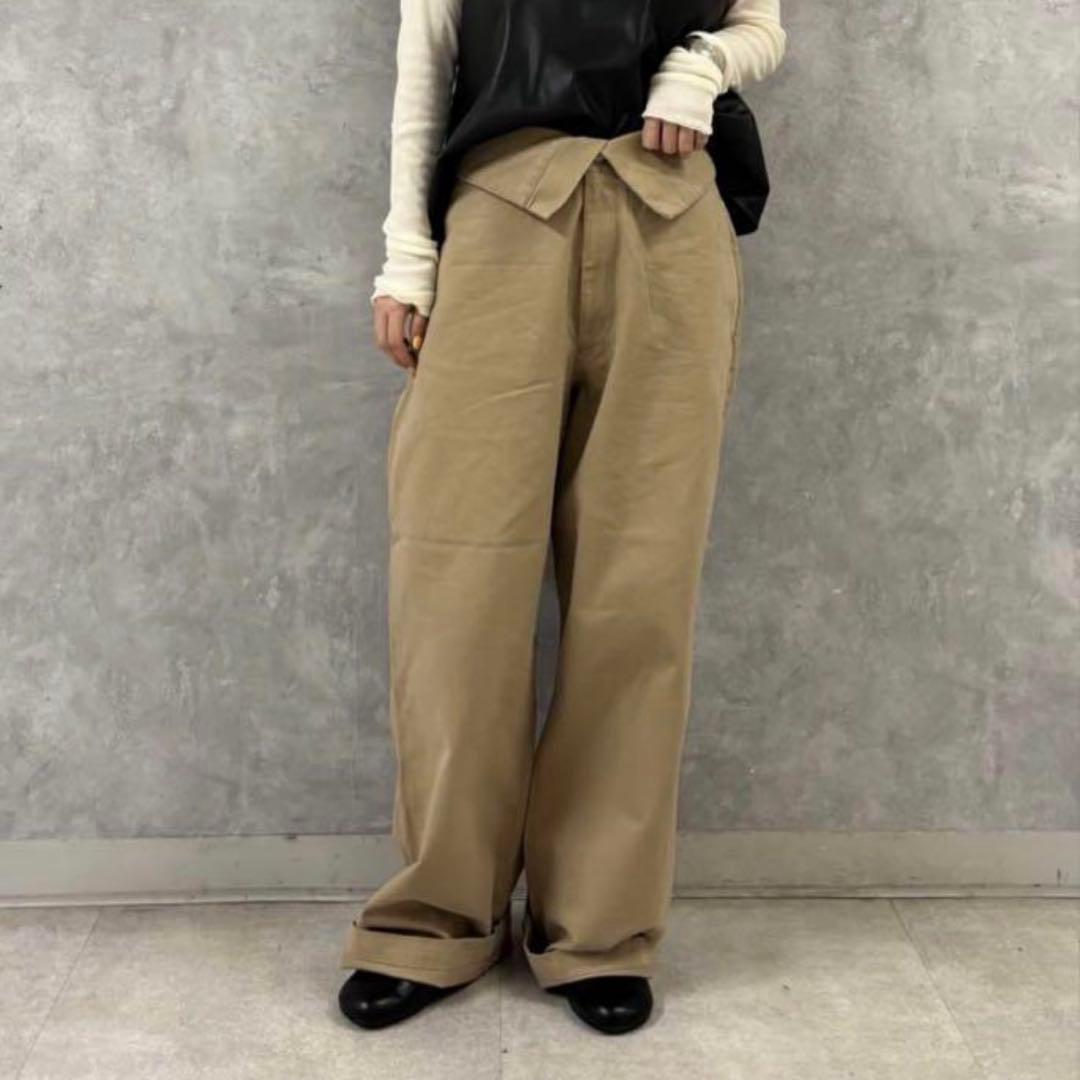 2025✨Higuchi*S2WAYハイウエストパンツ 38 今期