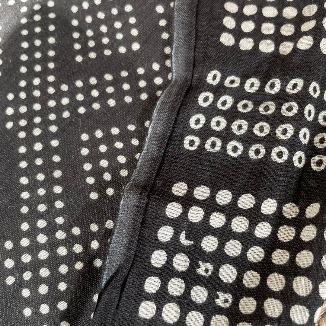 新品未使用　タグ付き RRL ドット柄 バンダナ ストール コットン ネイビー