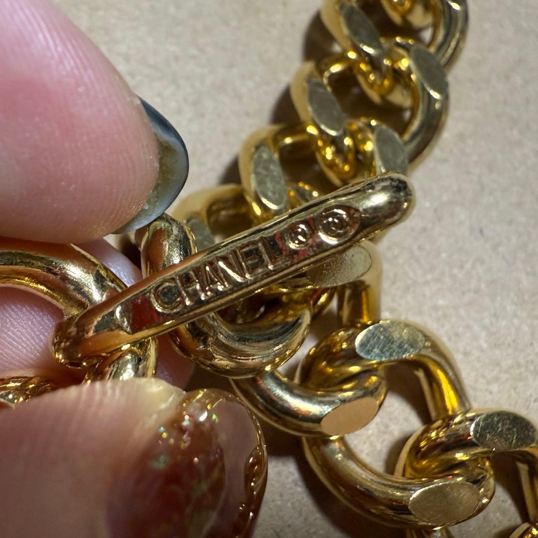 【期間限定価格】CHANEL ヴィンテージ チェーンベルト メダリオン ゴールド