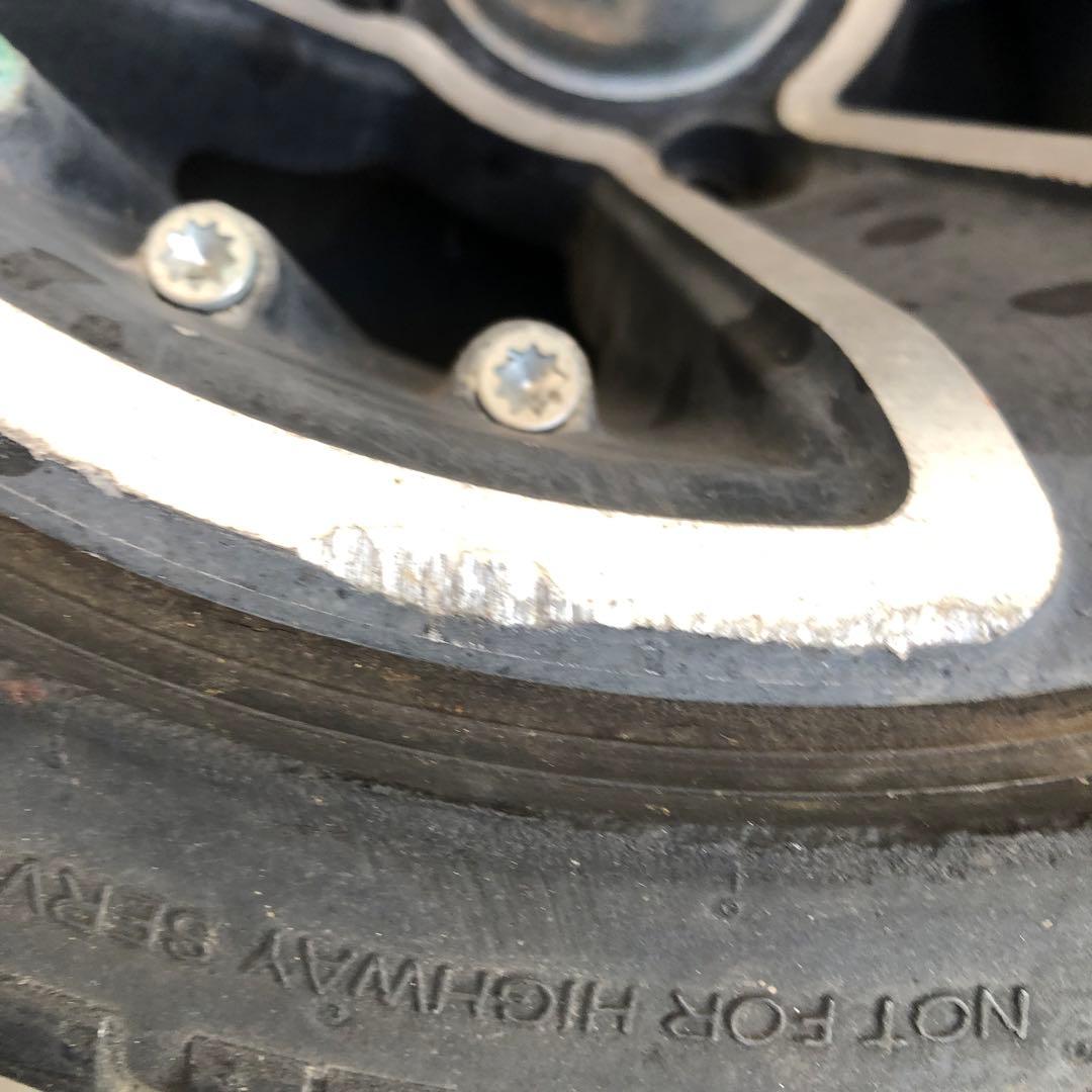 送料込み☆HONDA２サイクルジャイロ４つ穴　リアワイドホイール扁平