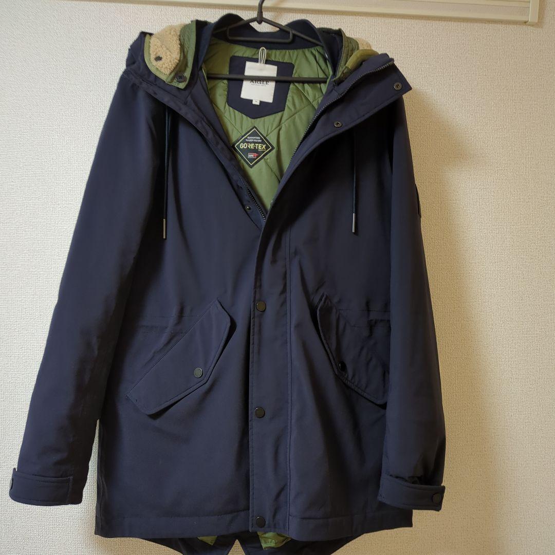 【最終値下げ】1/17迄 AIGLE ゴアテックス モコピ コート モッズコート