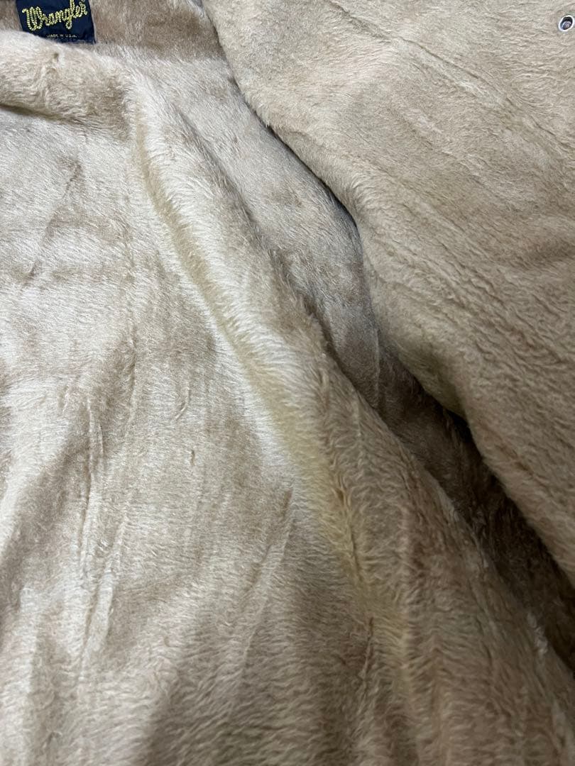 ジャケット・アウター 1970'SWrangler227MJLDenimBoaJacketSize44