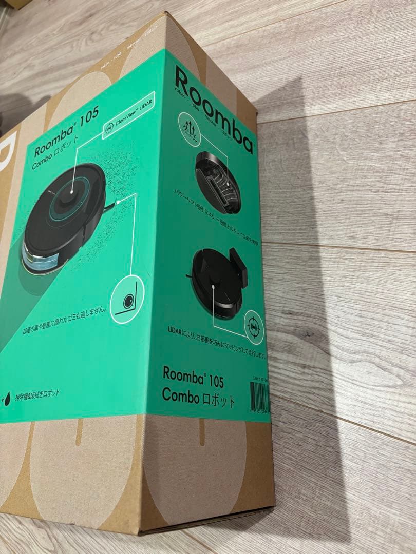 新品未開封★ブラックRoomba 105 Combo ロボット掃除機