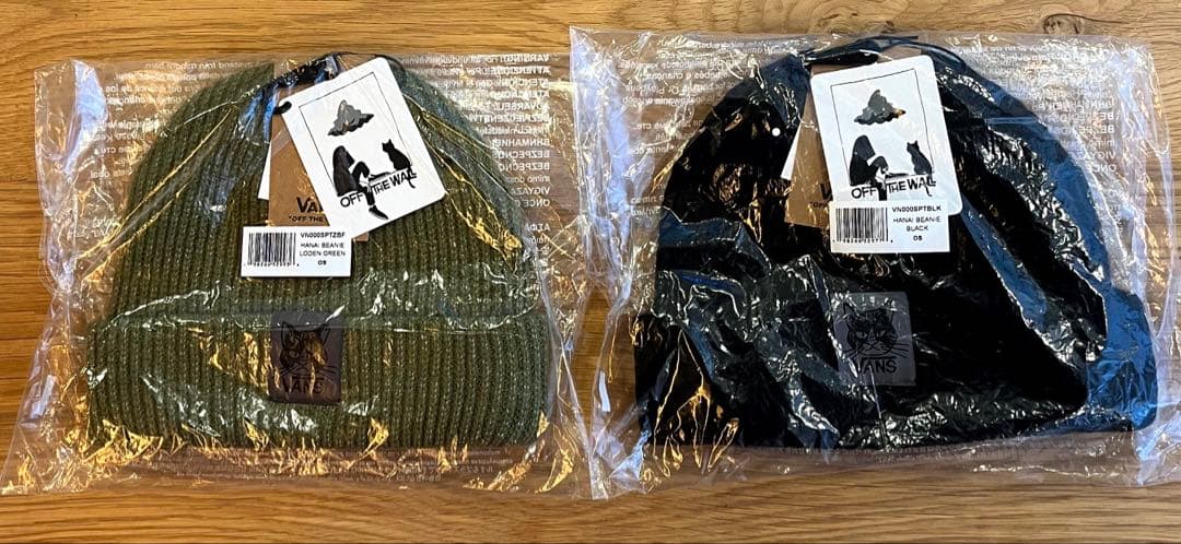 Vans × Yusuke Hanai / Beanie カーキ 黒 2点