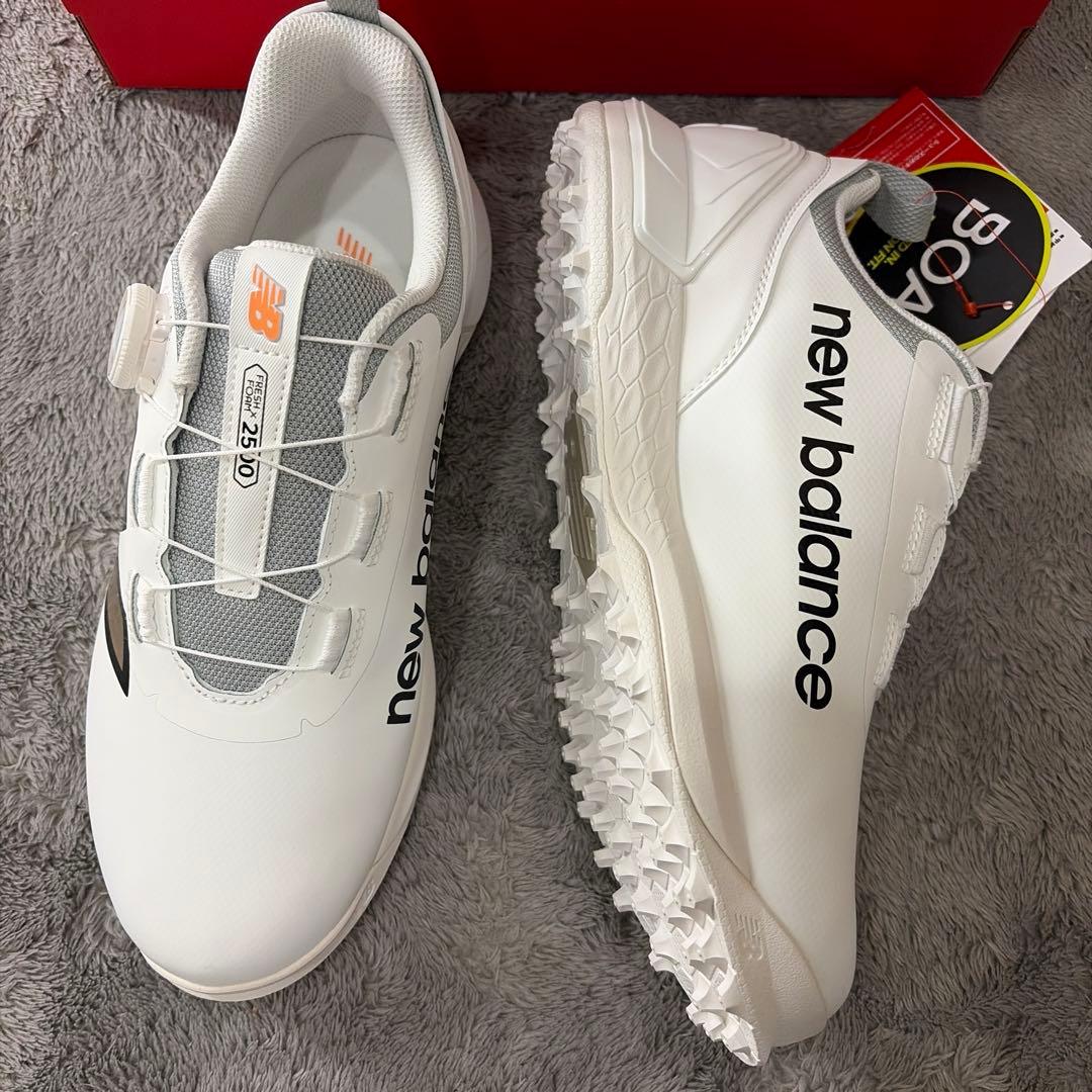 ニューバランスゴルフ X2500 v4 SL ボア Boa スパイクレス