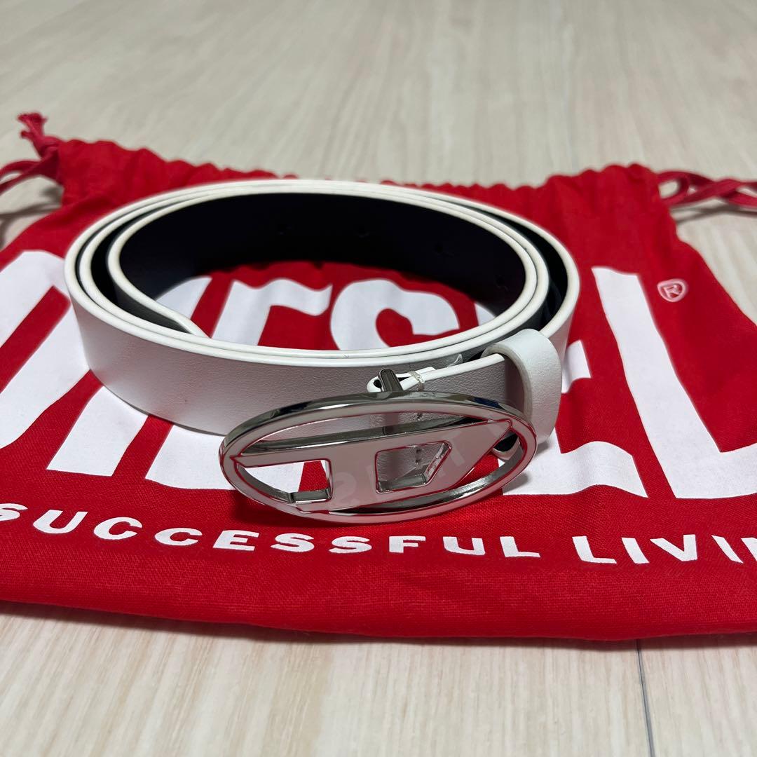 DIESEL ベルト ホワイト サイズ80/32