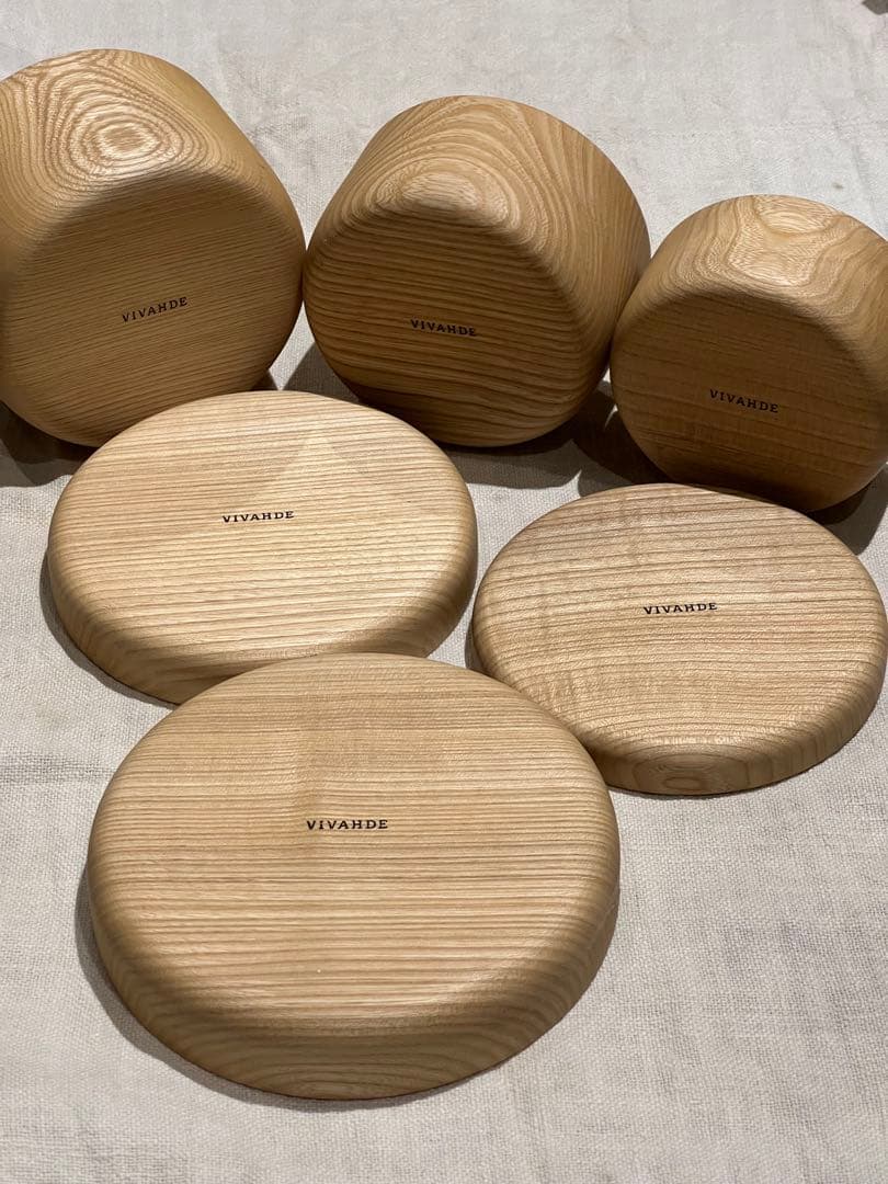 VIVAHDE 山のうつわ　6個セット