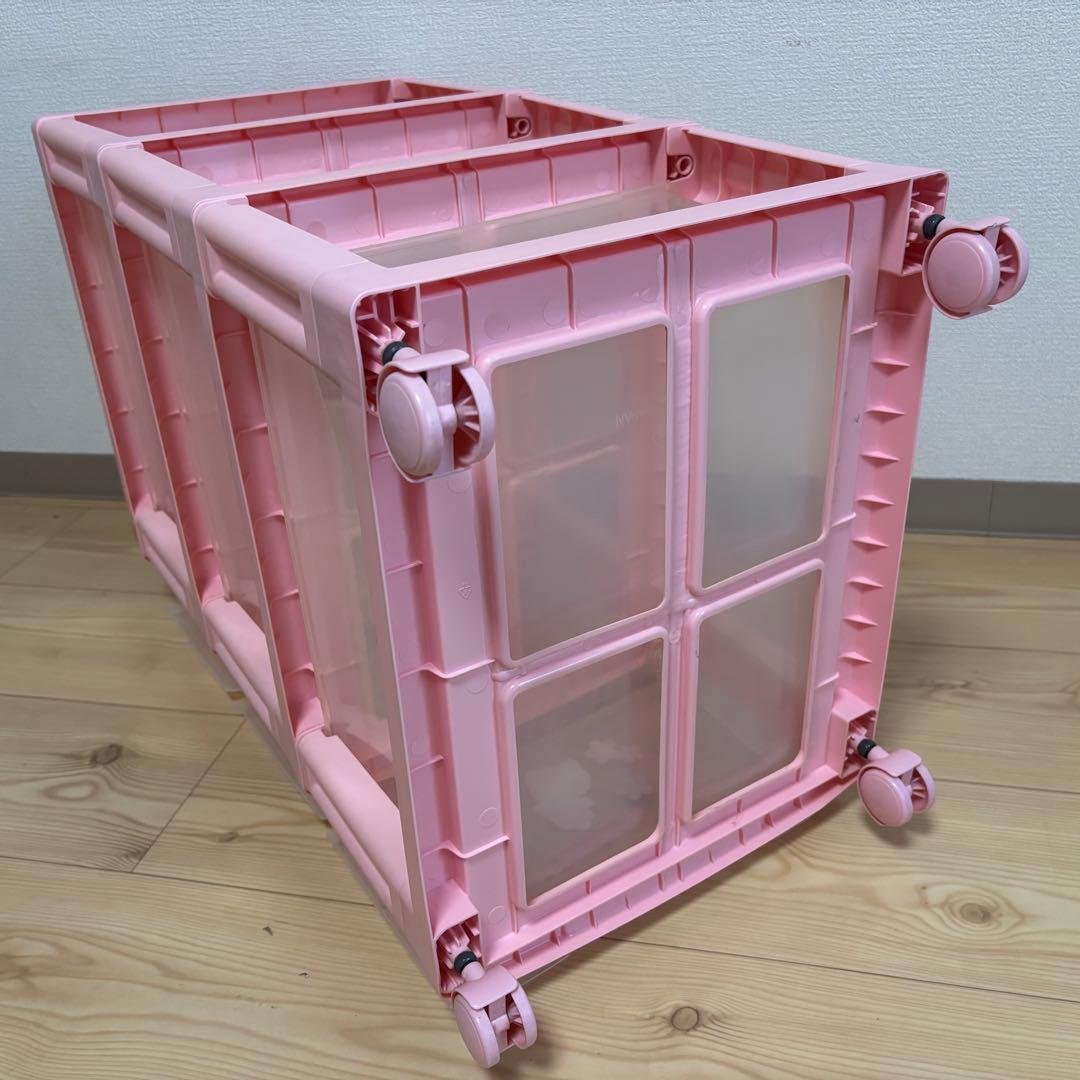 【専用】ハローキティ　収納ボックス　3段衣装ケース　キャスター付き　サンリオ