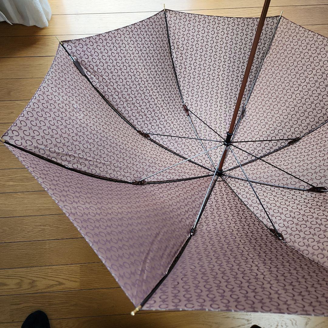 セリーヌ長傘 茶色