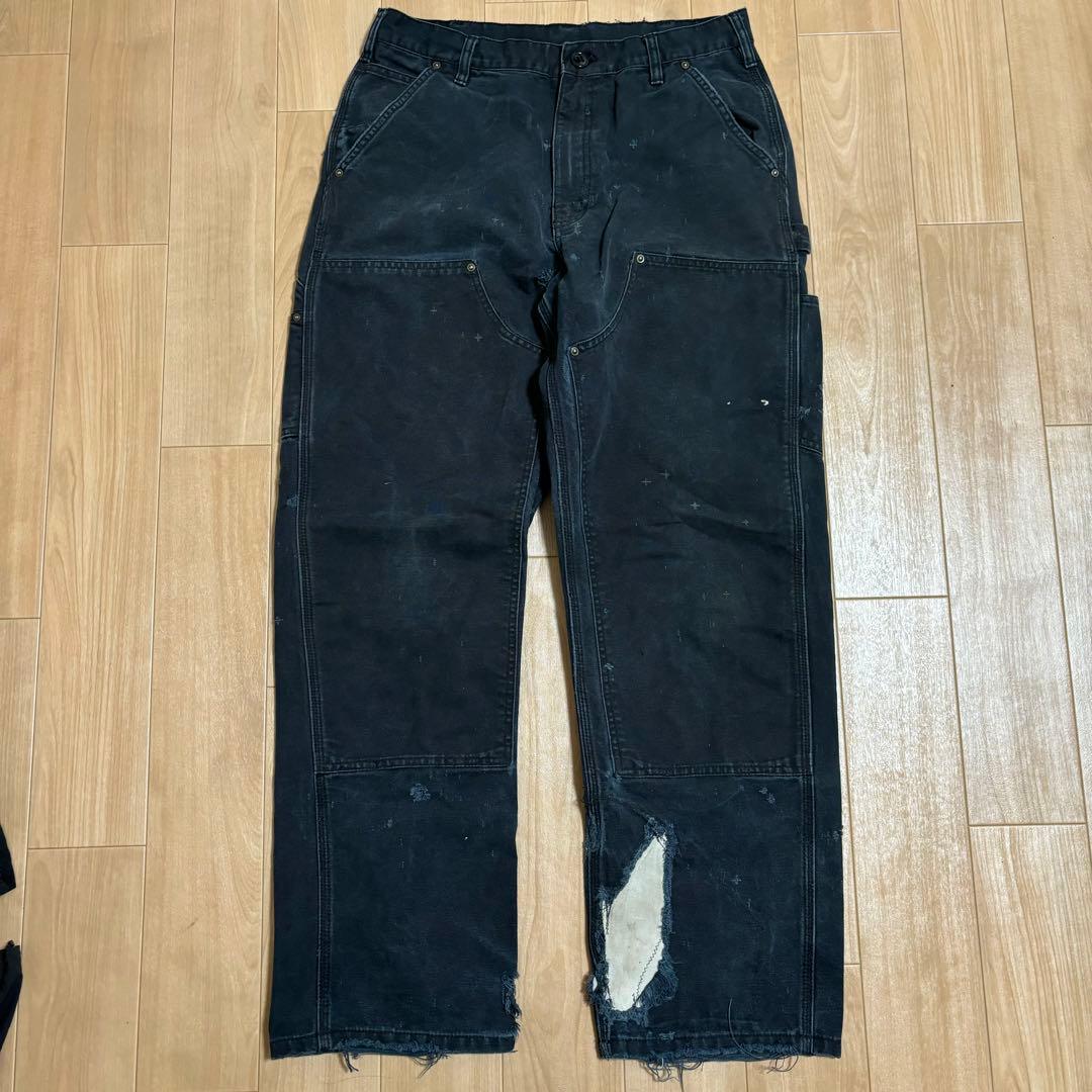 carhartt ダブルニー ダック生地 ワークパンツ