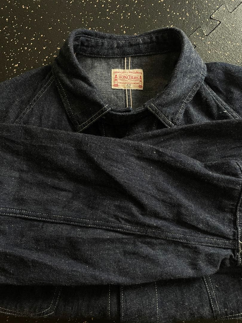 boncoura デニムカバーオール