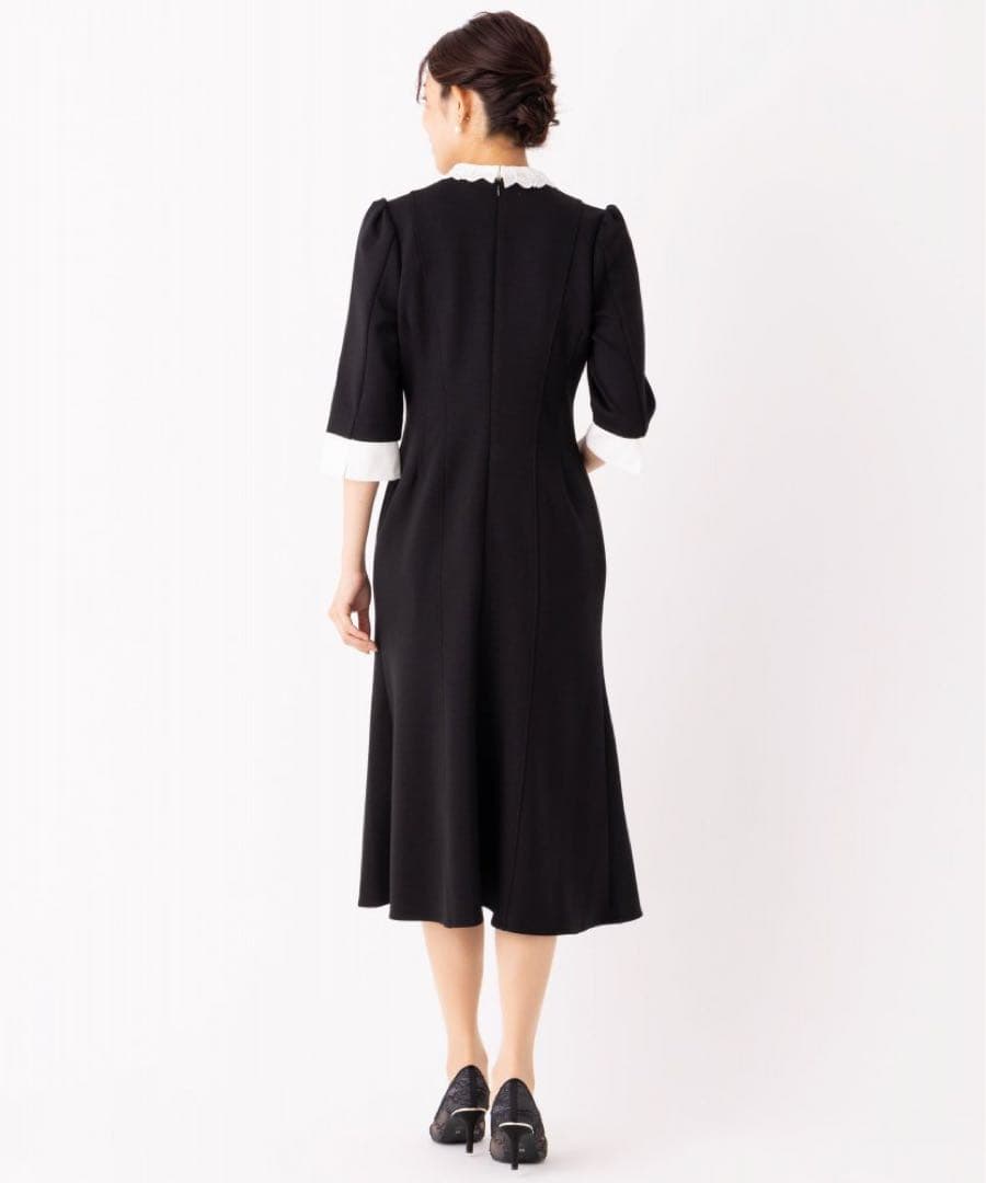 新品CELFORDFORDセルフォードエンブロイダリーカラーポンチワンピース