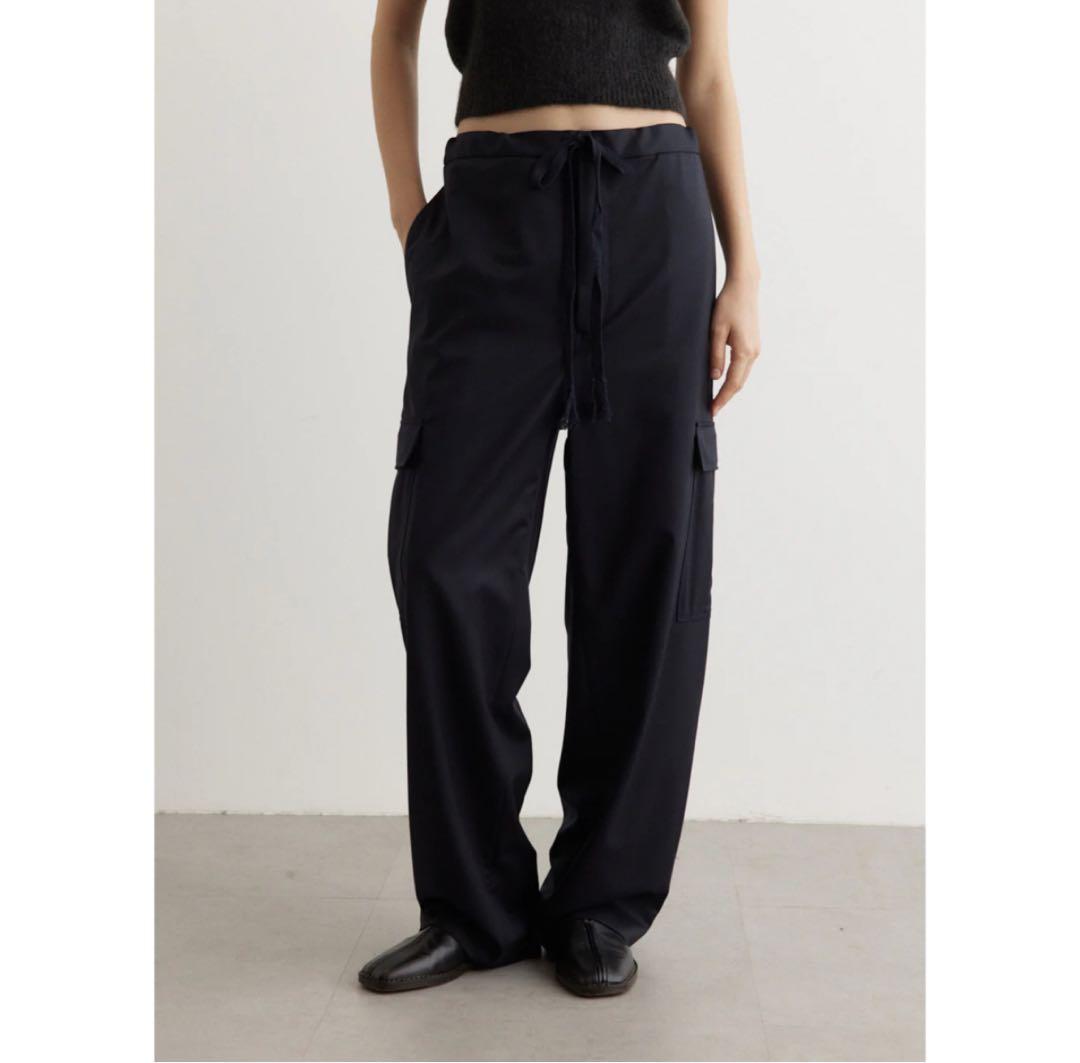 【美品】AURALEE(オーラリー)ウールツイルフィールドパンツ　サイズ0