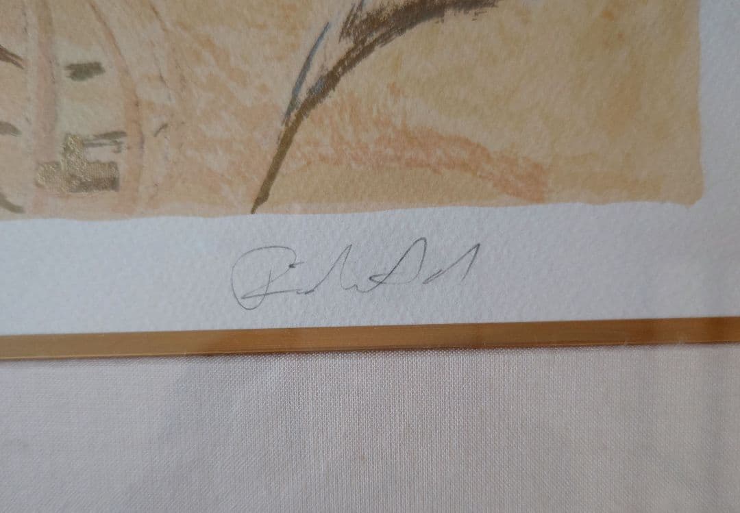 特価◯絵画 シルクスクリーン版画　額装品