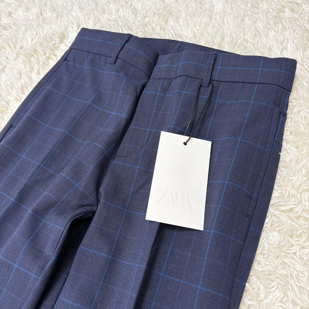 【未使用タグ付き】ZARA 男児フォーマルスーツ セットアップ 紺 128