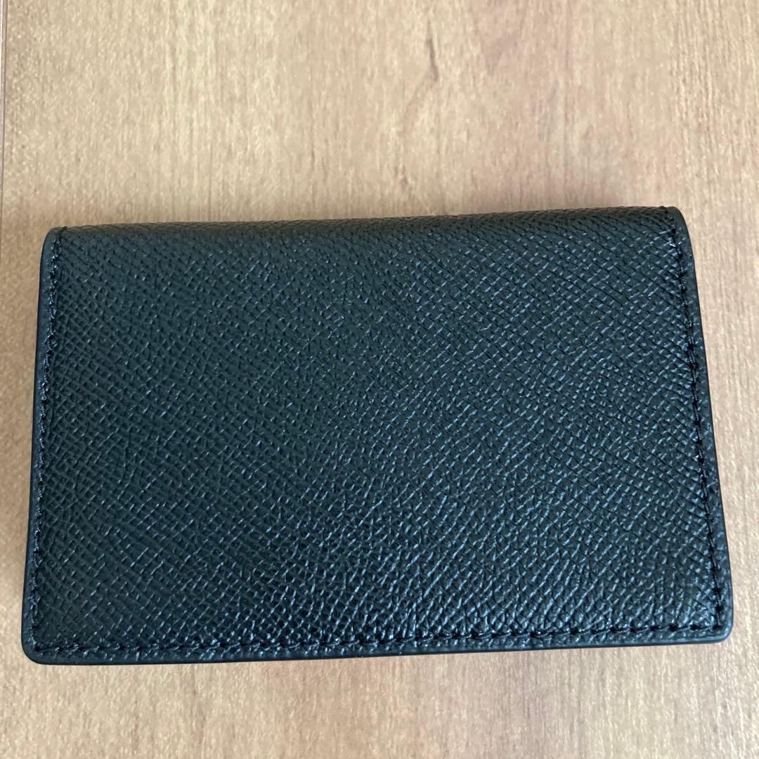 COACH ブラック レザー 名刺入れ　☆新品未使用☆