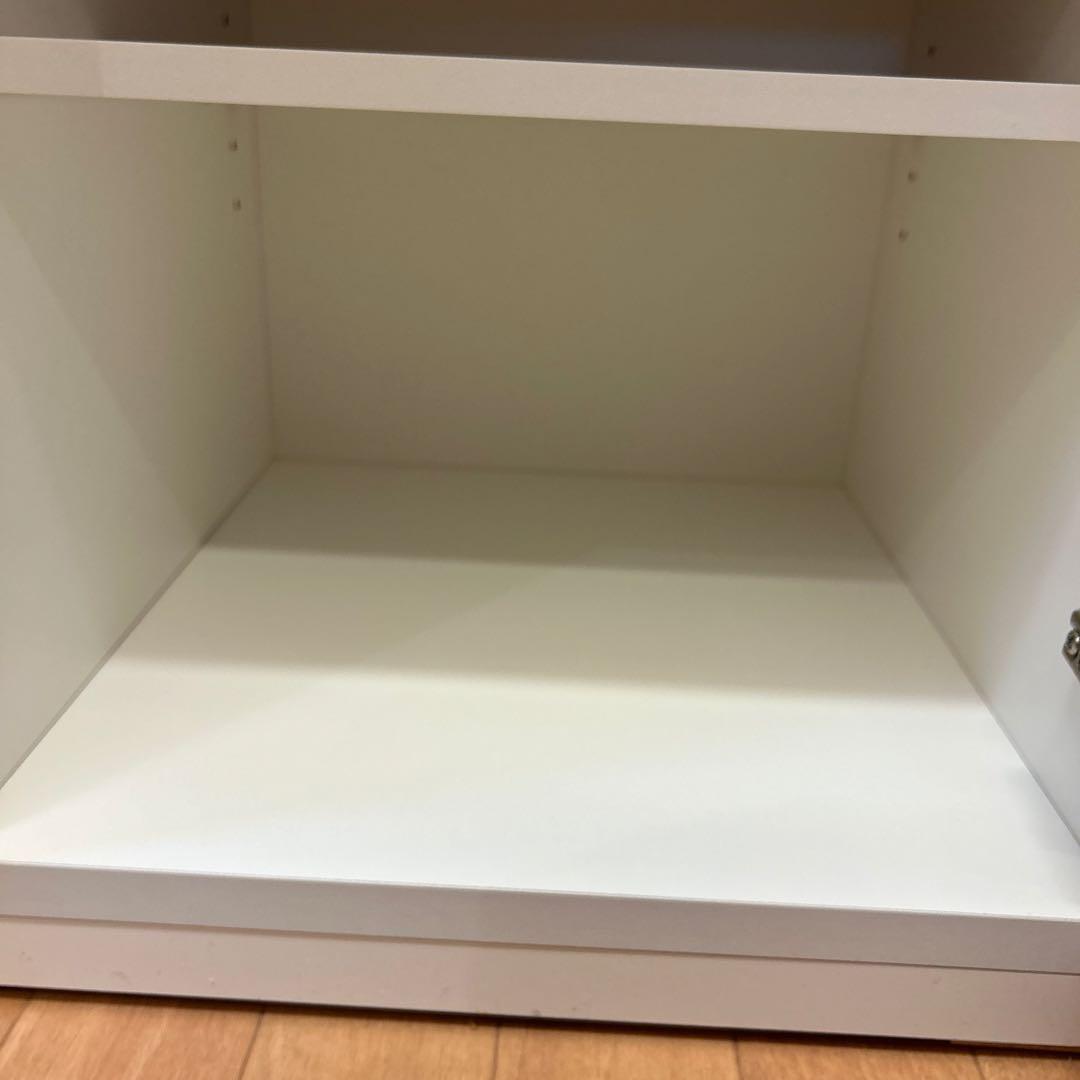 食器棚 キッチンボード ニトリ ダリア レンジボード カップボード　白　ホワイト