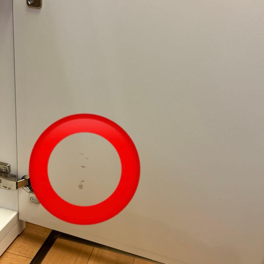 食器棚 キッチンボード ニトリ ダリア レンジボード カップボード　白　ホワイト