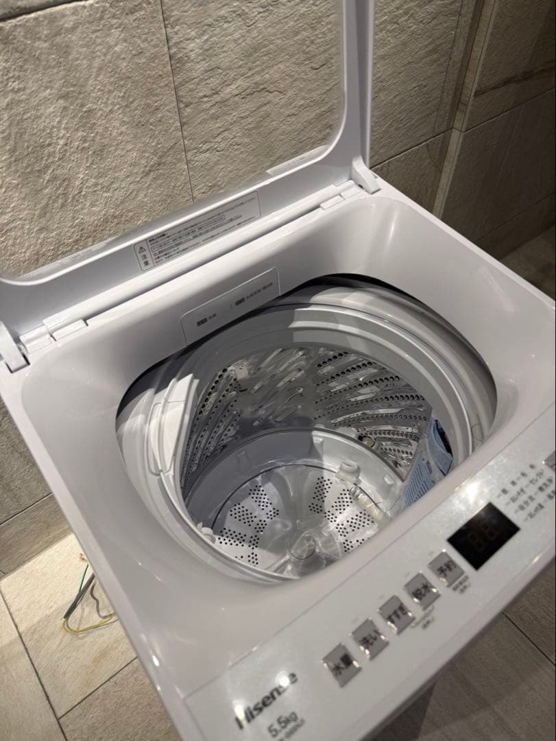2025年製★美品　ハイセンス 全自動電気洗濯機 HW-G55NJ1