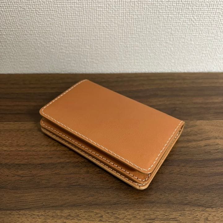 【新品未使用品】ジャンルソー 名刺入 カードケース ブラウン フランス