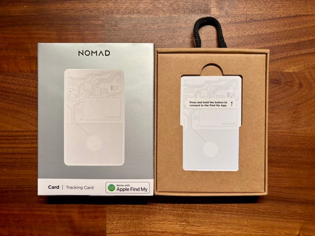 【新品・未使用】NOMAD　Tracking Card ホワイト