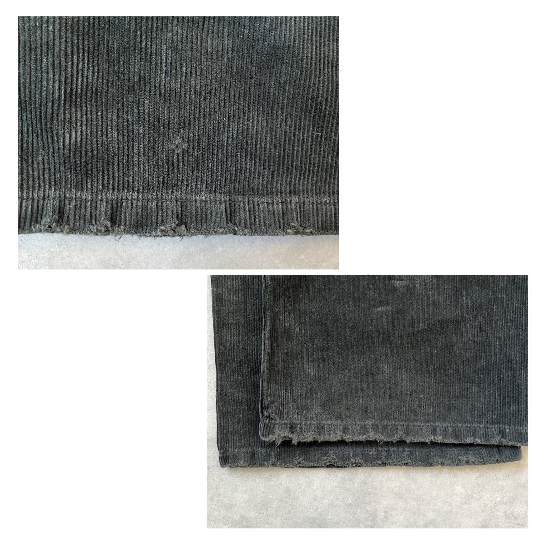 ポロバイ ラルフローレン W34 ポロチノ コーデュロイ 古着 黒 17808