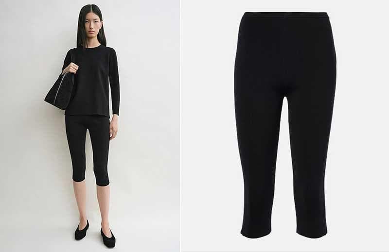 トーテム TOTEME ジャージーニット カプリパンツ レギンス S / 超美品