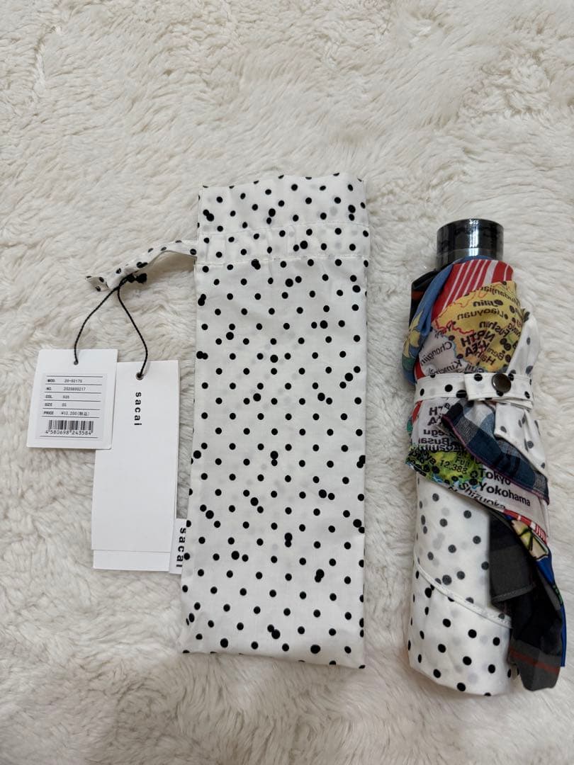 新品未使用タグ付sacai 折り畳み傘　ホリデーコレクション