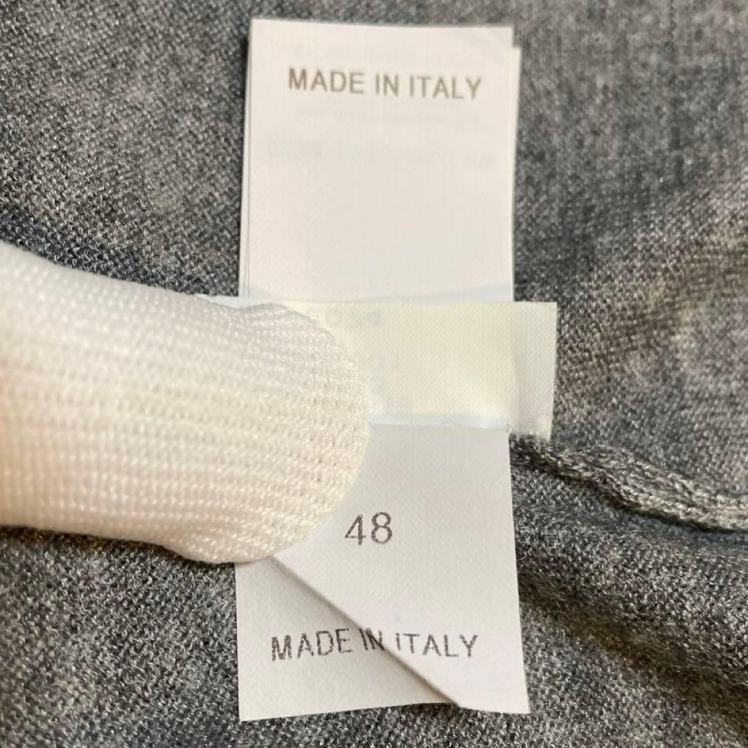 ①ブルネロクチネリ カシミヤシルク ダブルジップカーディガン ドライバーズニット