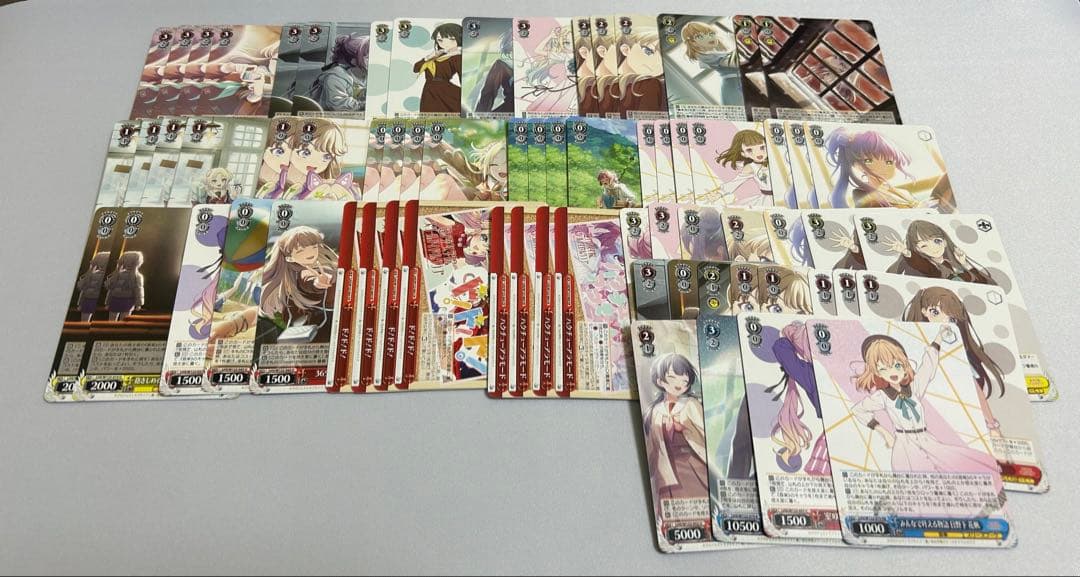 ヴァイスシュヴァルツ　ラブライブ　蓮ノ空８電源デッキ　構築パーツ付き