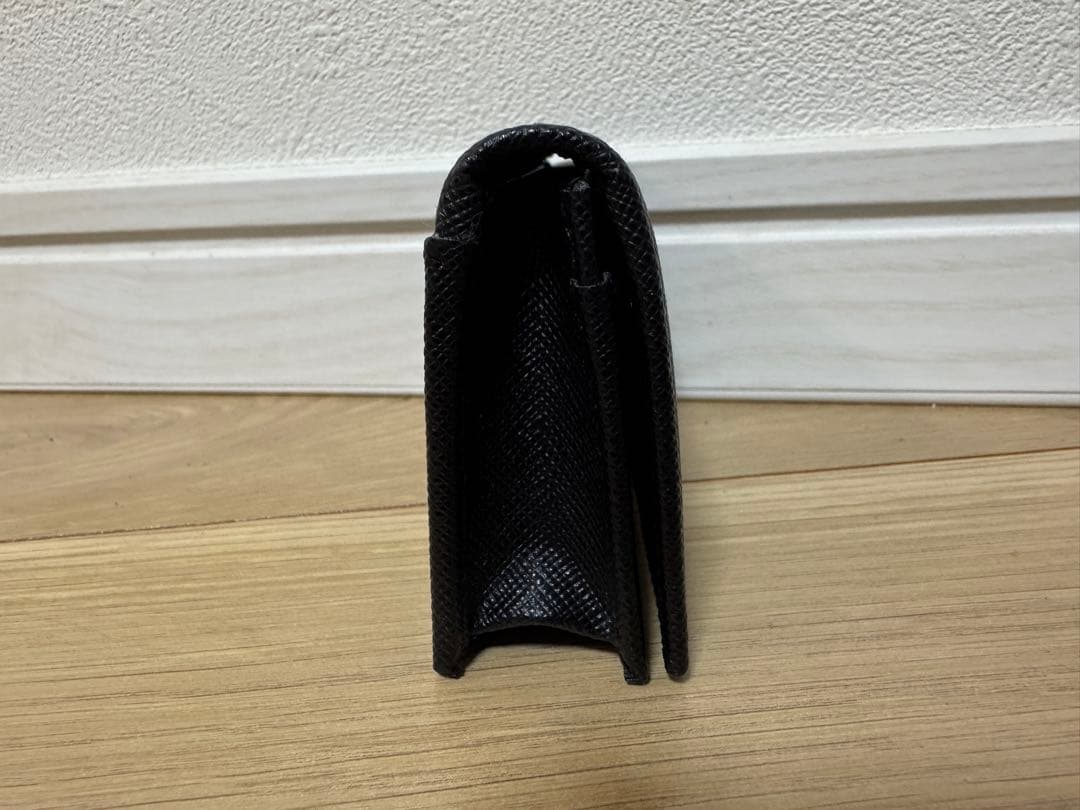 【未使用品】PRADA カードケース　名刺入れ　三角ロゴ　サフィアーノレザー　黒