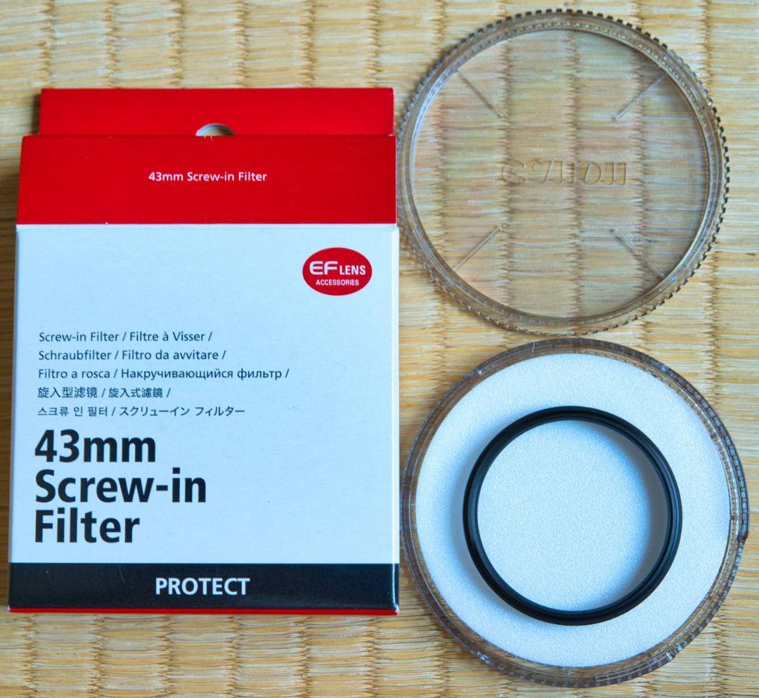 Canon EF-M32mm F1.4 STM（レンズフード、NDフィルタ他）