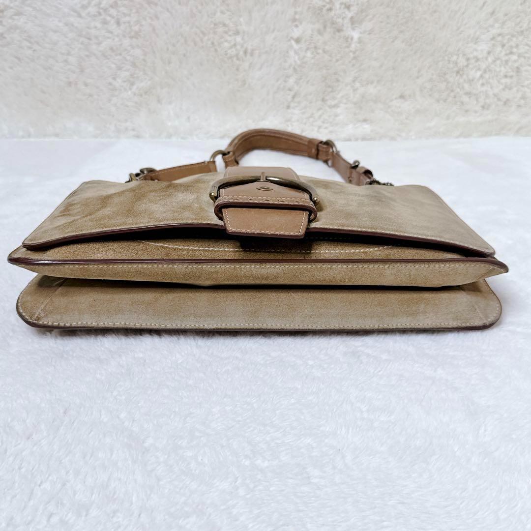 バッグ COACH Soho Suede Shoulder Accessory Bag
