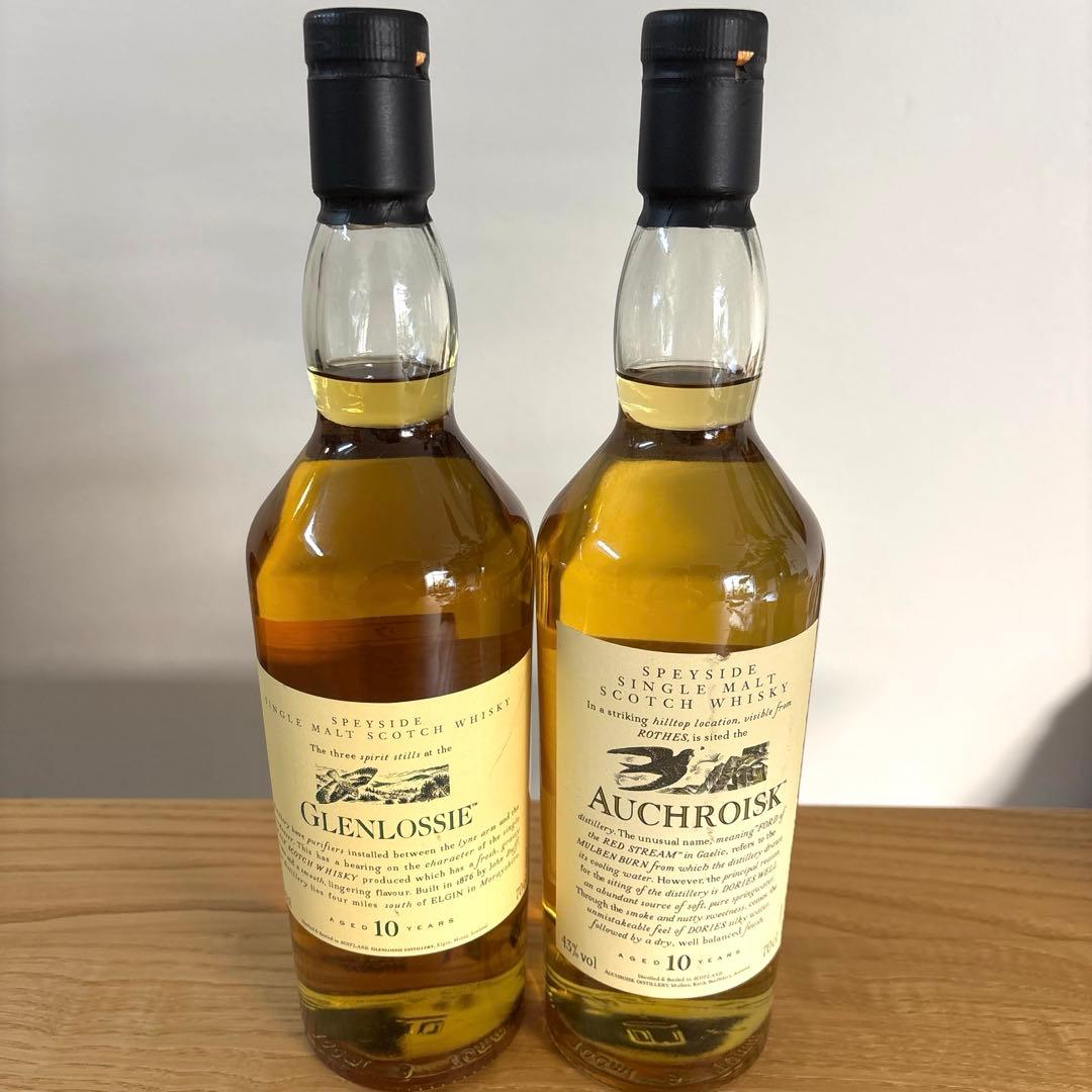 Glenlossie&Auchroisk10年　ウイスキー2本セット　700ml