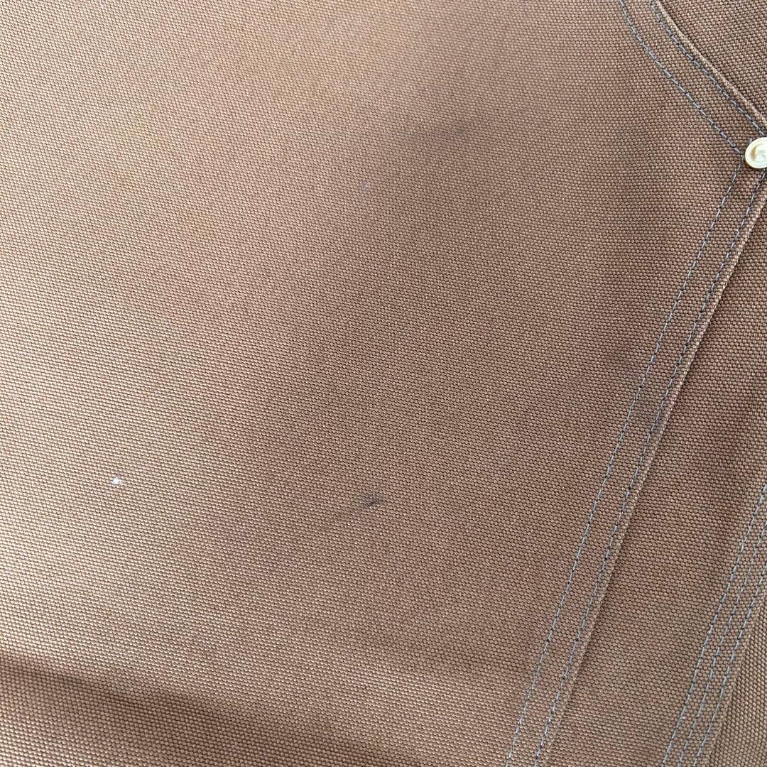 デッド タグ付き新品未使用 カーハート ダック ダブルニーパンツ 44×32 茶