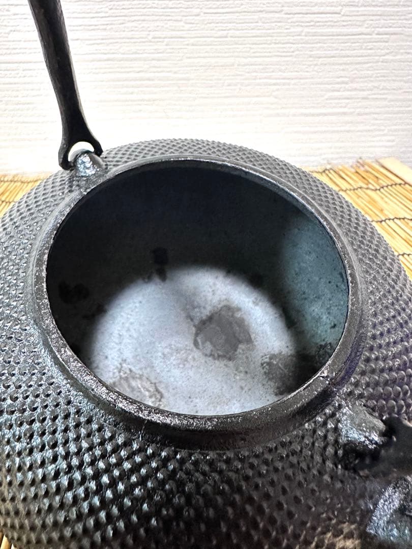 未使用品　南部照光堂造　鍛治打捻鉉　１０型アラレ　水野様　売約済み