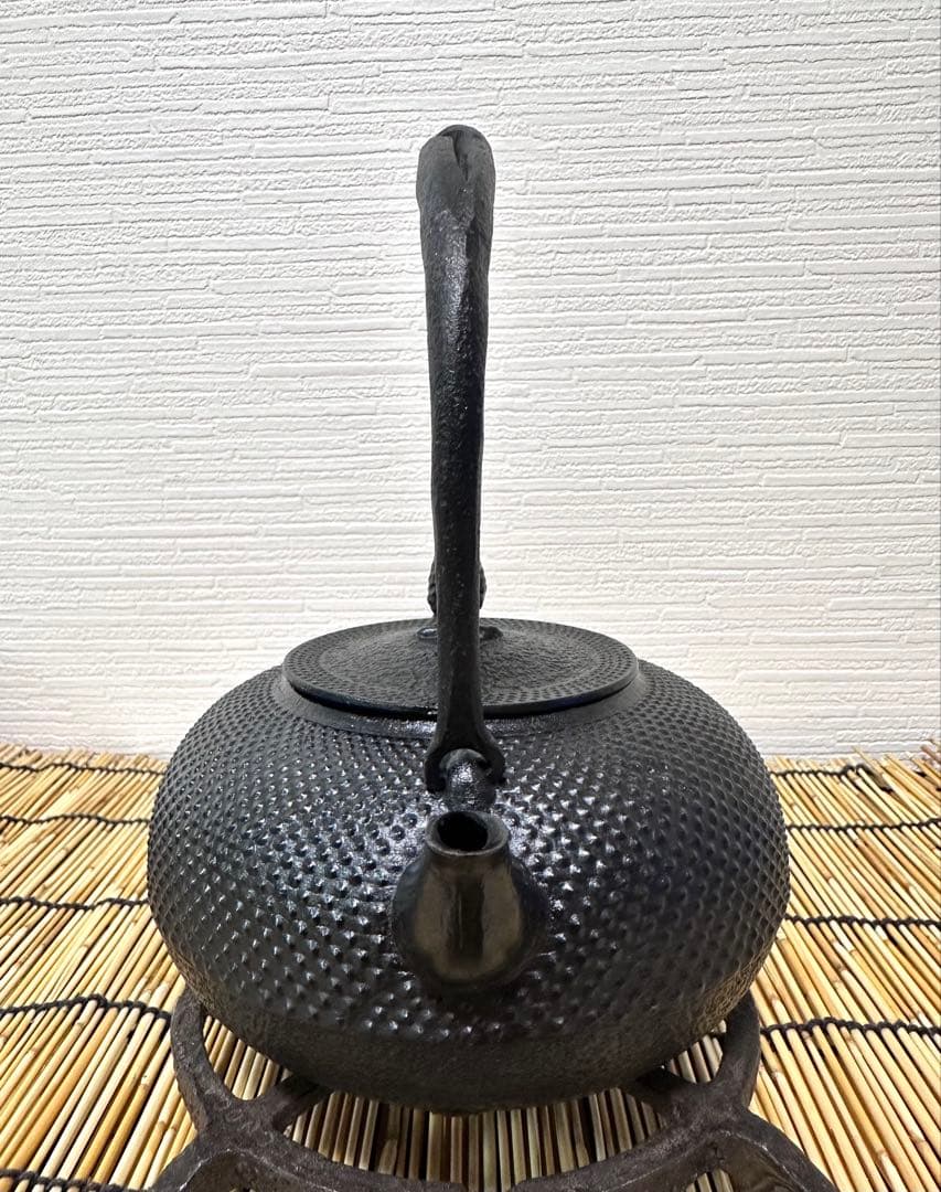 未使用品　南部照光堂造　鍛治打捻鉉　１０型アラレ　水野様　売約済み