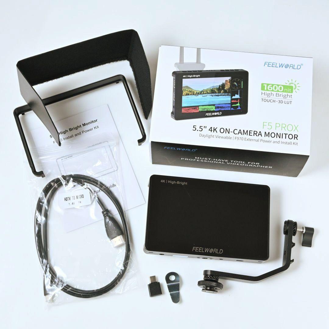 美品 FEELWORLD F5 PROX 5.5インチ 4Kタッチスクリーン