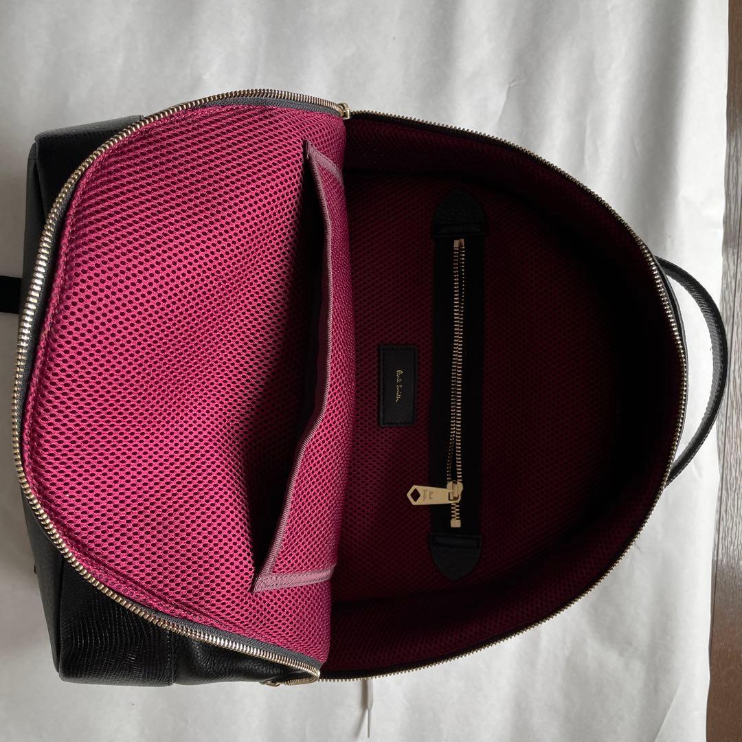 Paul Smithブラックレザーリュック