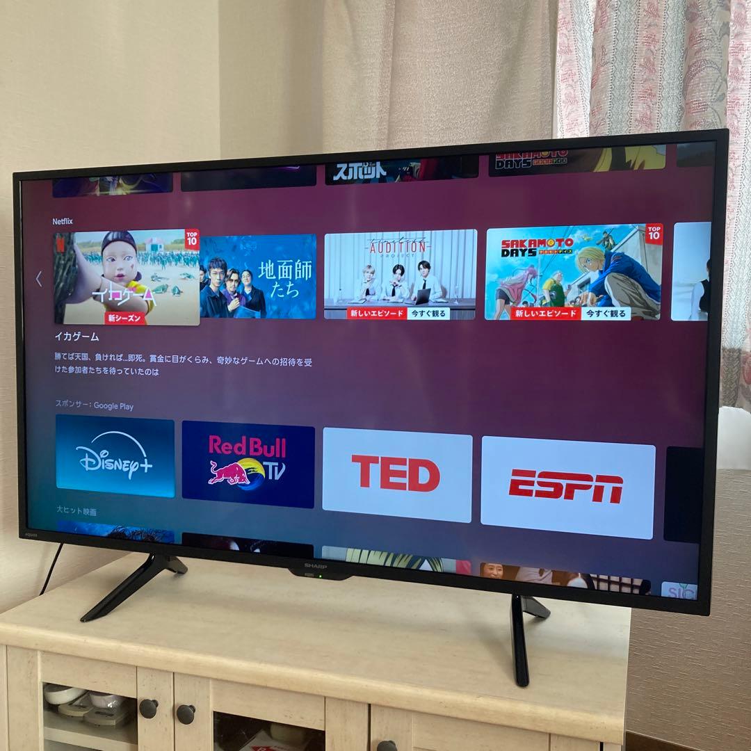 SHARP AQUOS 4T-C42DJ1 4K 2023年製 美品