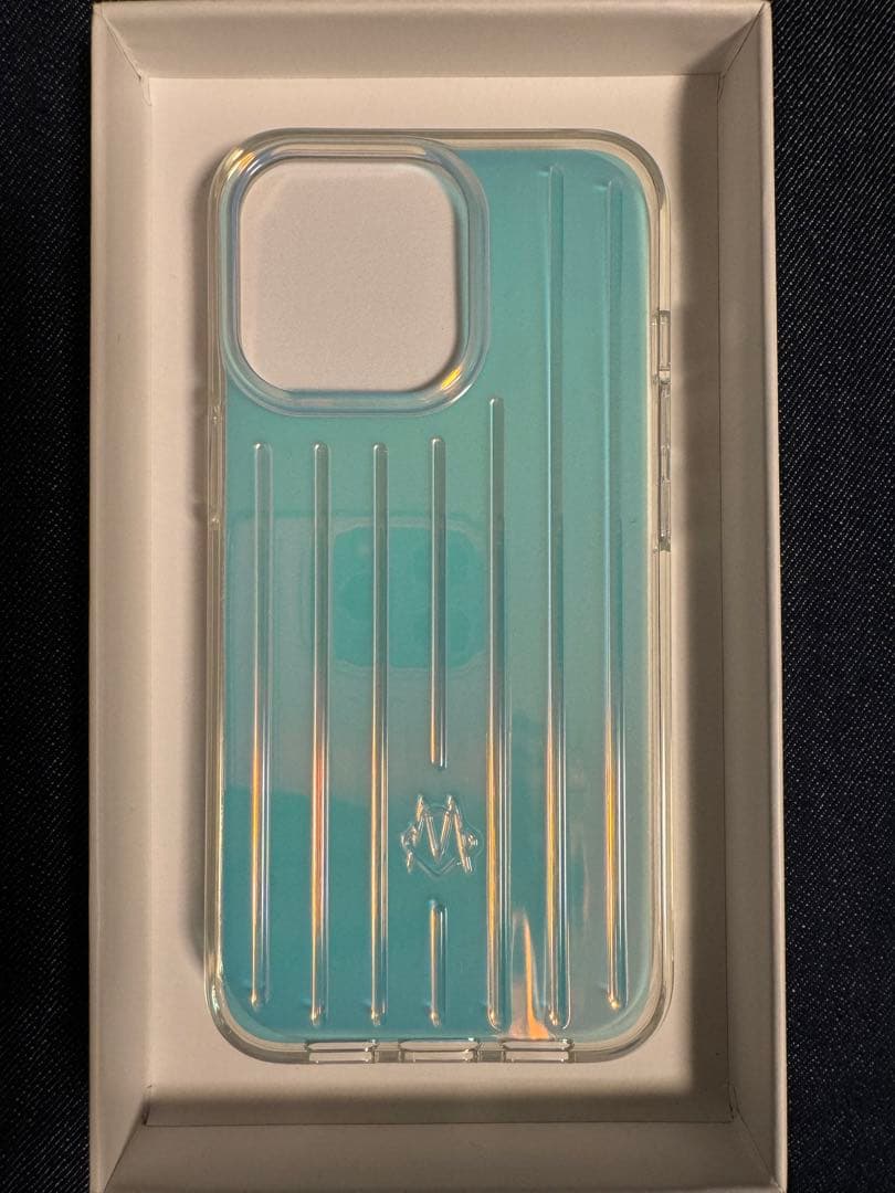 【新品未使用】RIMOWA iPhone 13 Pro ケース イリディセント