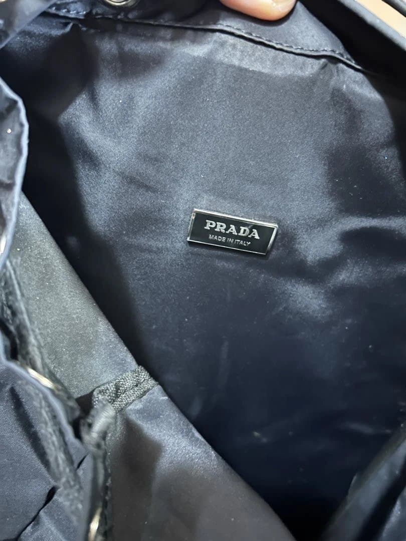 PRADA プラダv135ブラック ナイロンリュック